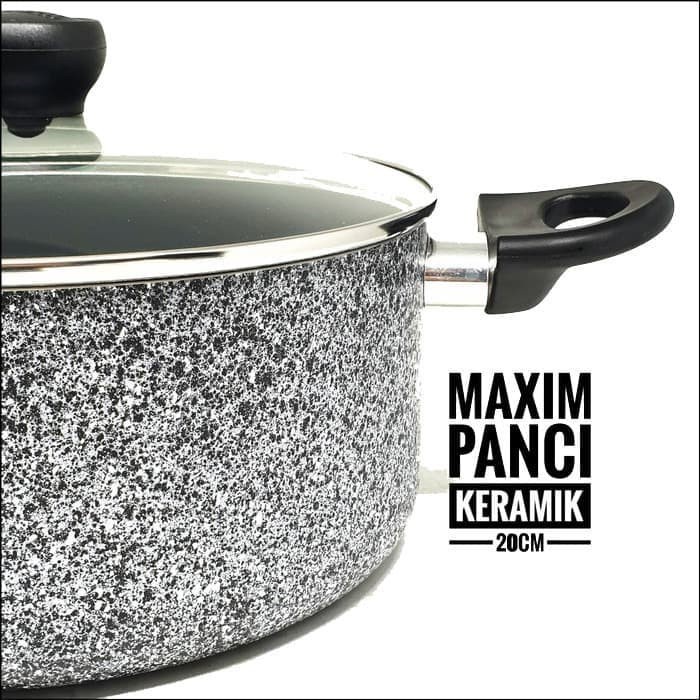 Wajan Panci Pot Anti Lengket Marble Ceramic Pot MAXIM NEOSTONE