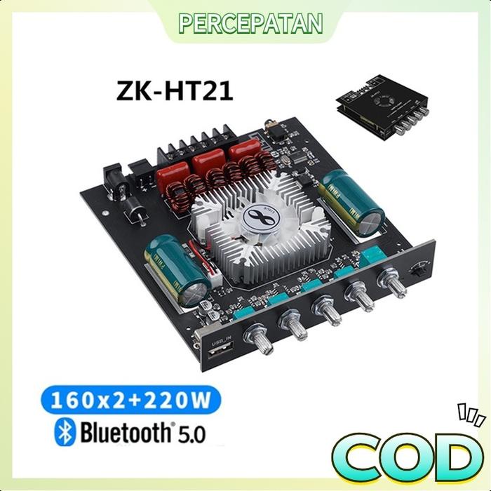 Produk PromosiZk-Ht21 Bluetooth Digital Power Amplifier Amplifier 2.1 Channel Tda7498E Subwoofer
