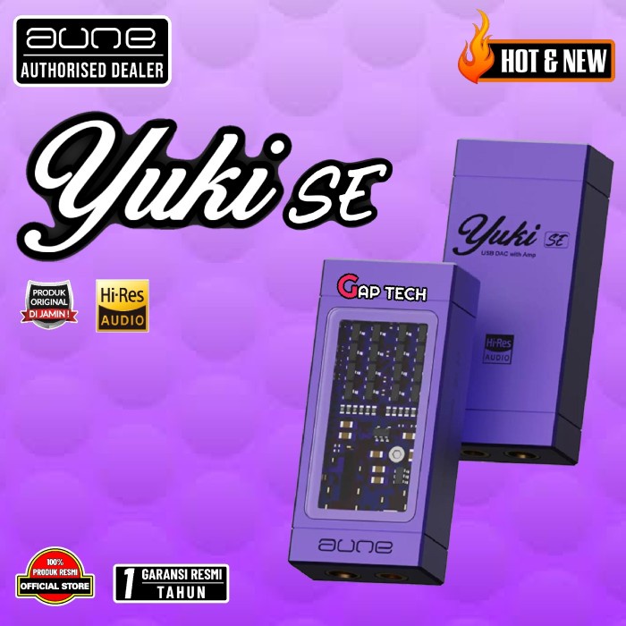 Aune Yuki Se High End Portable / Dongle Usb Dac Amplifier / Dac Amp Terlaris