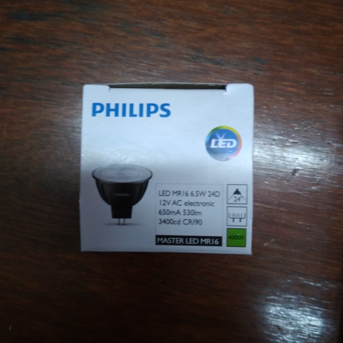 LAMPU MASTER LED MR16 7W 4000K DIMMABLE 24D 12V