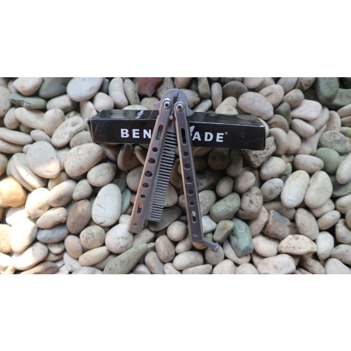 Balisong / Sisir Lipat / Benchmade Comb Silver