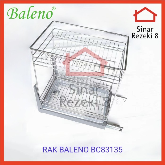 Rak Piring 2 Susun Lemari ik Taco HW - 023i / Dapur Dalam