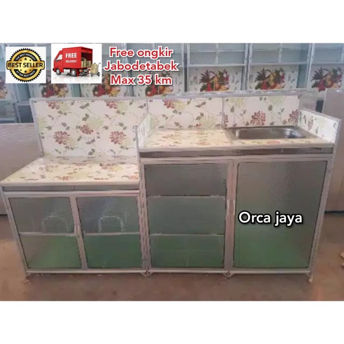 rak cuci piring/rak wastafel/rak kompor wastafel 4pintu