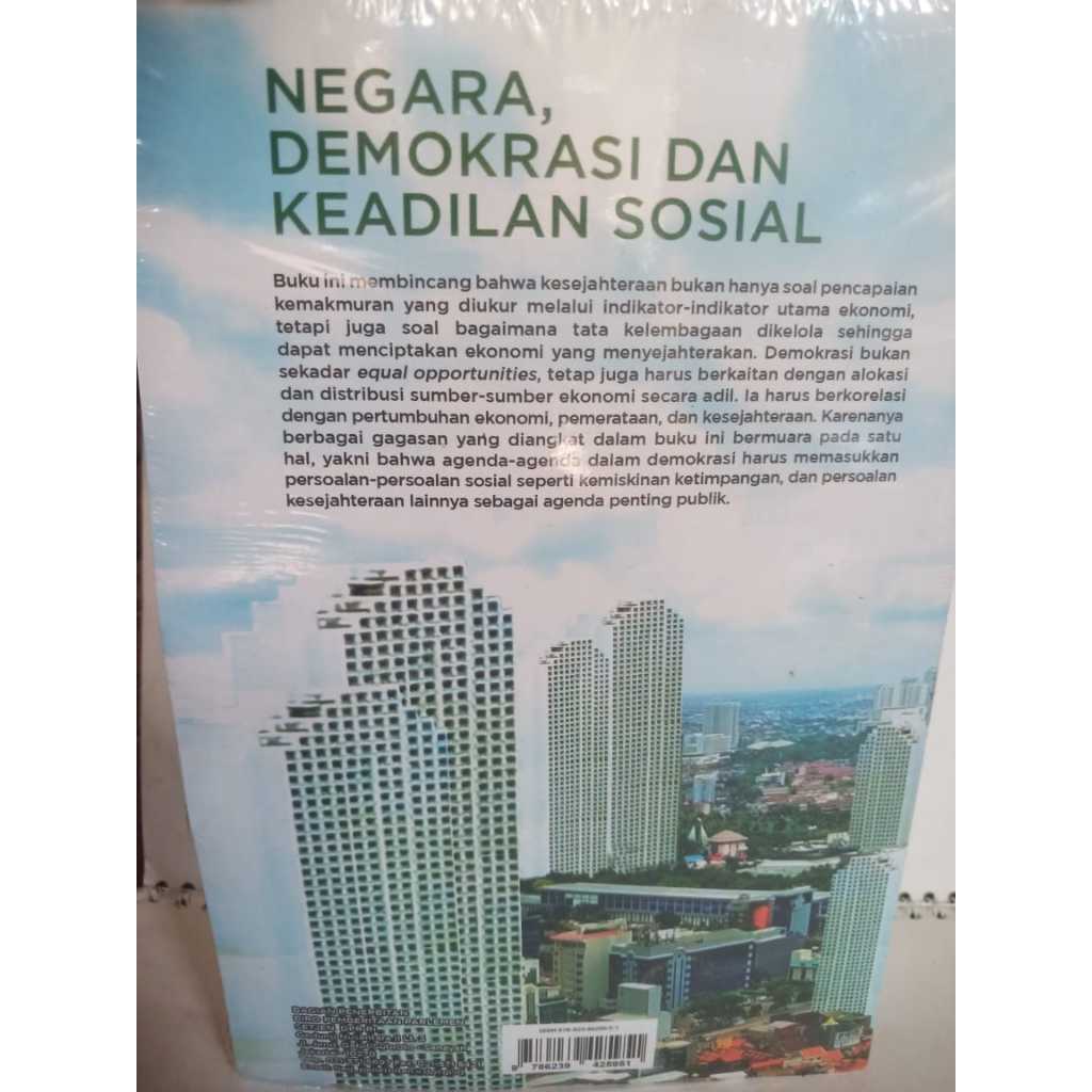 Jual Buku Negara, Demokrasi dan Keadilan Sosial Oleh A MUHAIMIN ISKANDAR