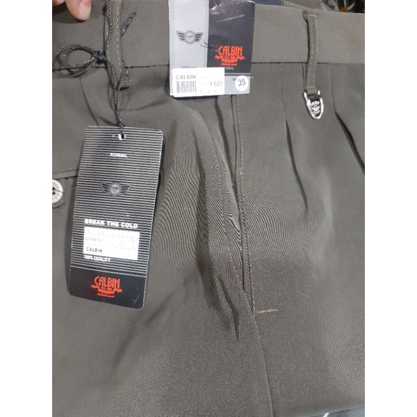 BEST SALE Celana Panjang Kain CALBIN ORIGINAL Celana Kantor Formal Hitam dan Warna #celanakantor