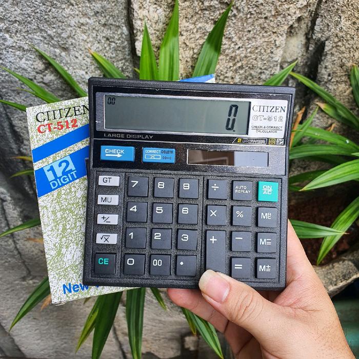 

Calkulator/Kalkulator Check Ls-512 Layar Besar Dual Baterai Alat Kantor