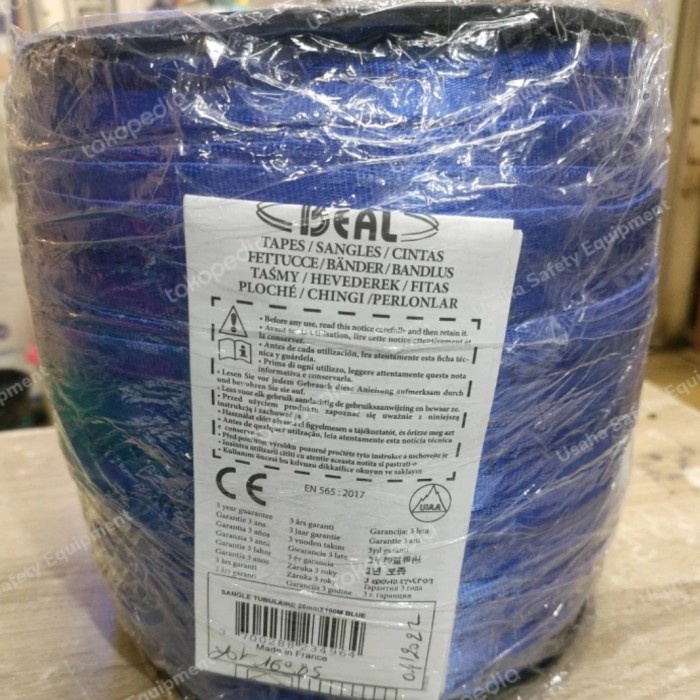 TALI WEBBING BEAL TUBULAR 26MM 100 METER TUBULAR TAPE BEAL ROLL