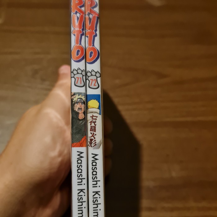 Komik Naruto vol 71 dan 72 ori langka rare kolpri mulus