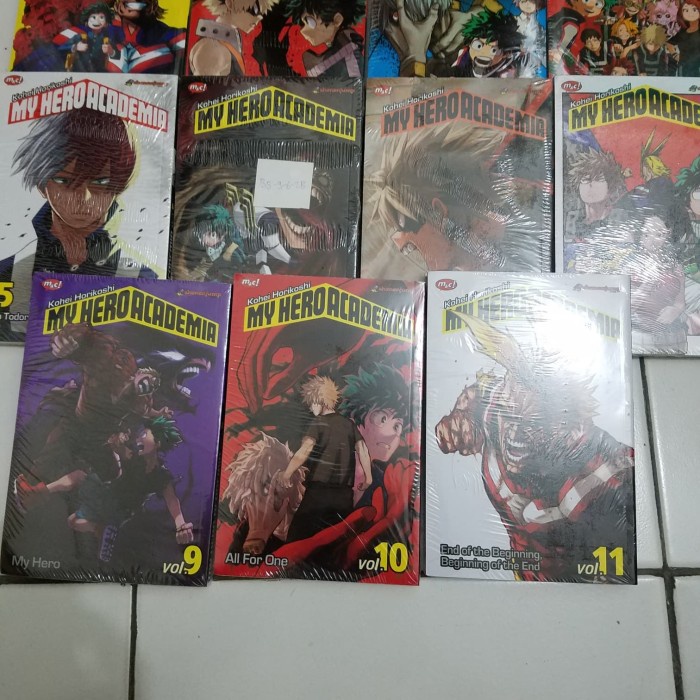 Komik My Hero Academia segel ori set