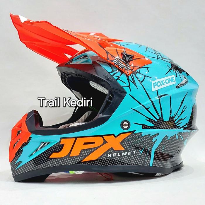 Jpx Cross X34 Green Tosca Glossy Fox 1 Helm Trail Google