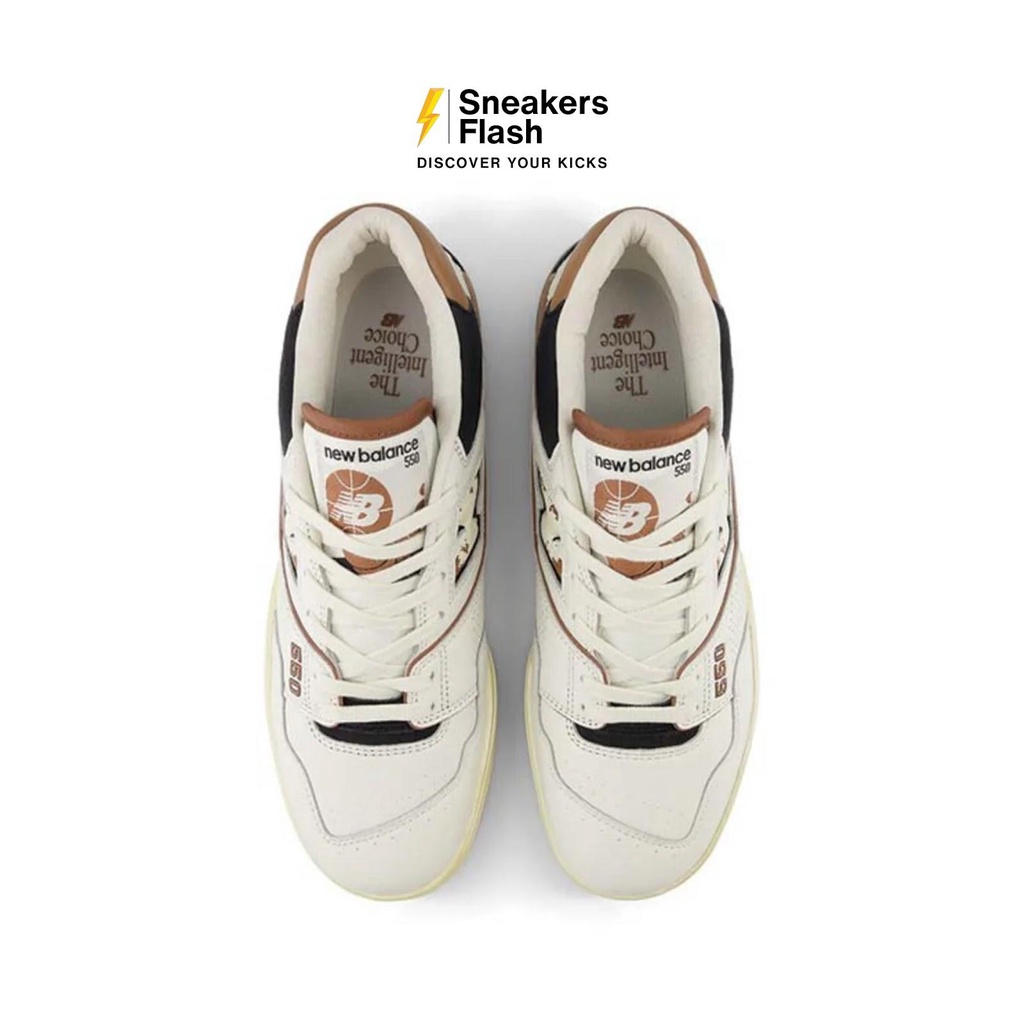 NEW BALANCE 550 V1 Vintage Brown Pack Pecan Sepatu Sneakers Pria - BB550VGC - Size 42.5