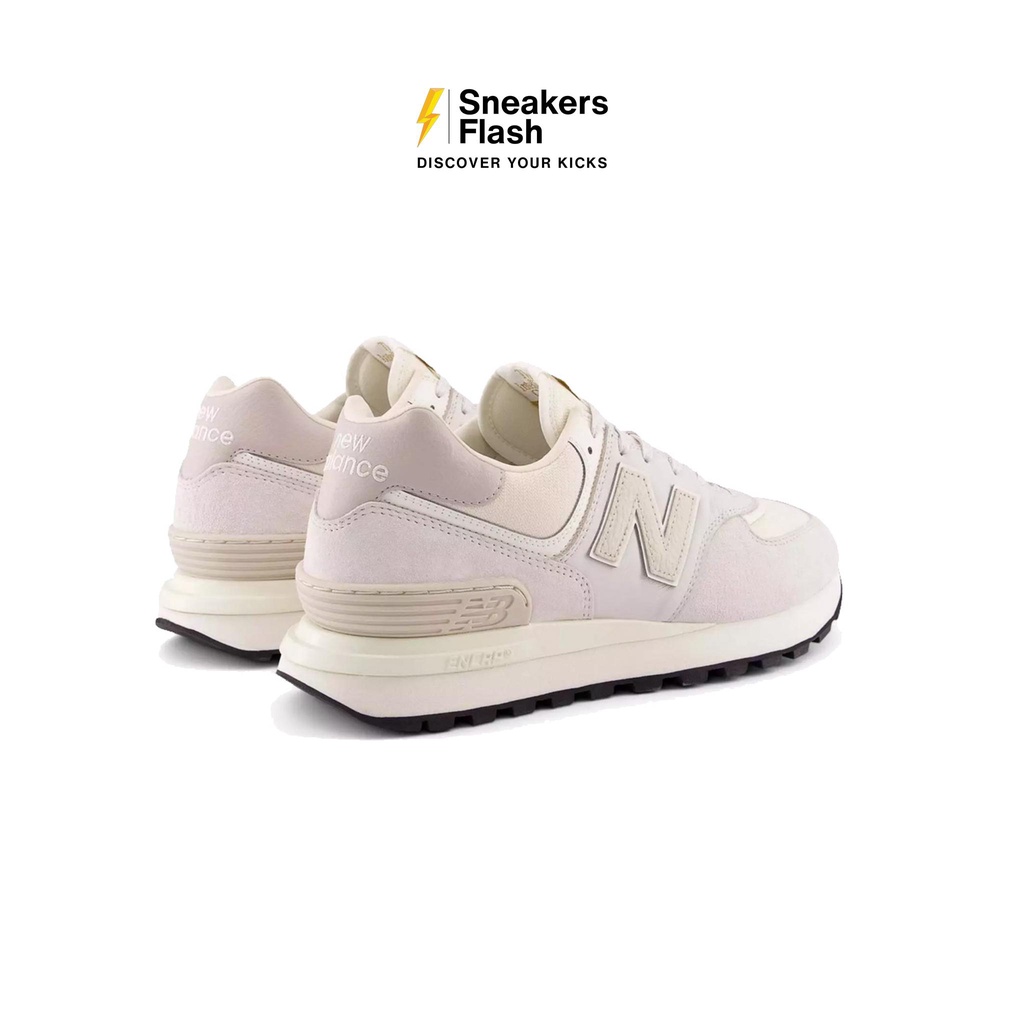 NEW BALANCE 574 Legacy White Grey Sepatu Sneakers Pria - U574LGWD - Size 43