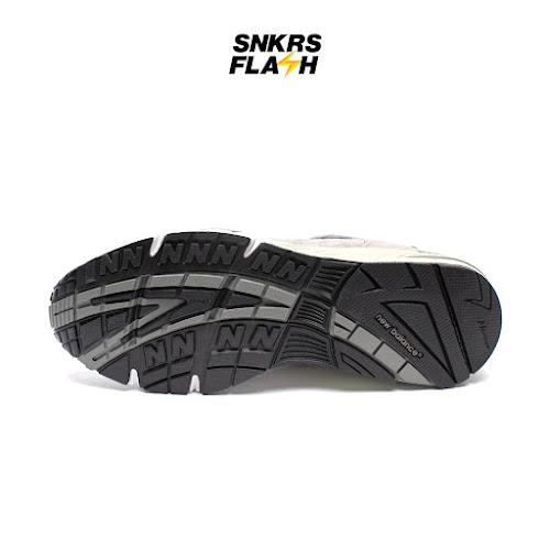 NEW BALANCE 991 Mi Usa Grey White Sepatu Sneakers Pria - M991GL - Size 44