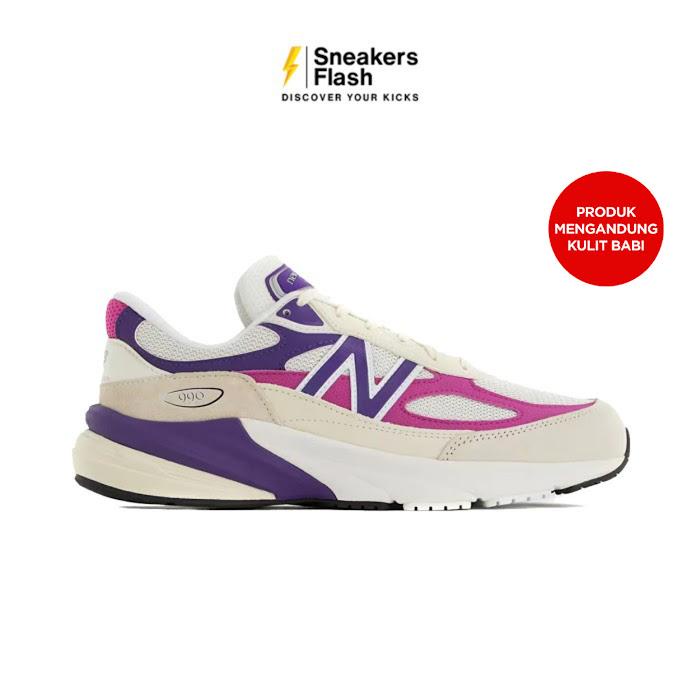 NEW BALANCE 990 V6 Made In Usa Magenta Sepatu Sneakers Pria - U990TD6 - Size 44