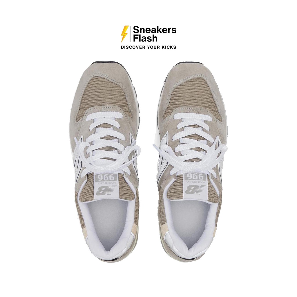 NEW BALANCE 996 Made In Usa Grey Silver Sepatu Sneakers Unisex - U996GR - Size 44