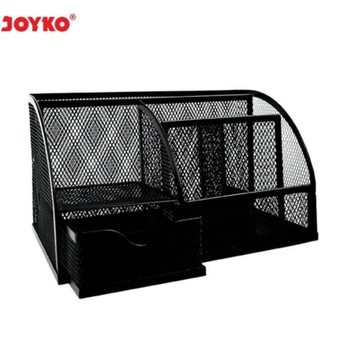 

TERLARIS! Joyko Tempat pensil / tempat pulpen / desk set besi jaring Ds-22
