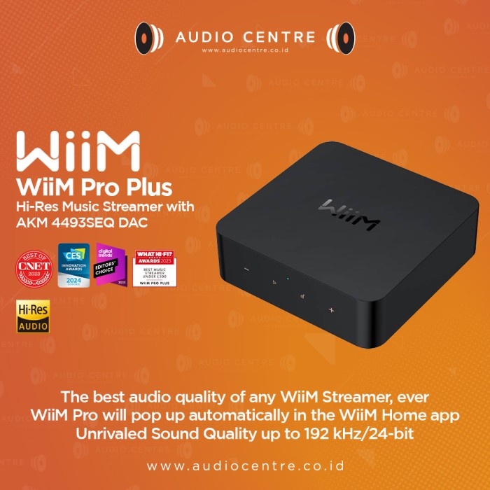 TERBARU Wiim Pro Plus Pro + Hi-res music streamer DAC AKM4493SEQ