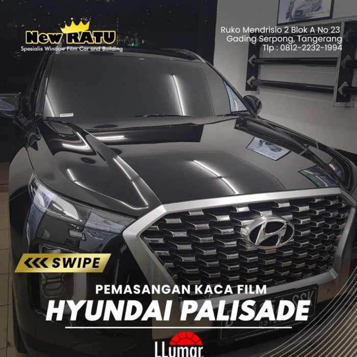 Ready kaca film llumar stratos kombinasi superblack