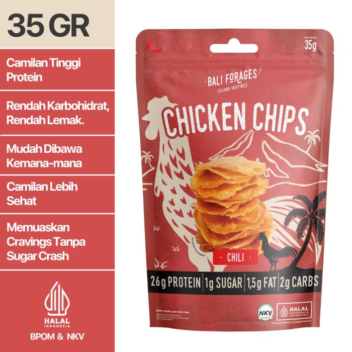 

Wof Chicken Chips Chili Crispy Bali Forages Keripik Daging Ayam Krispi