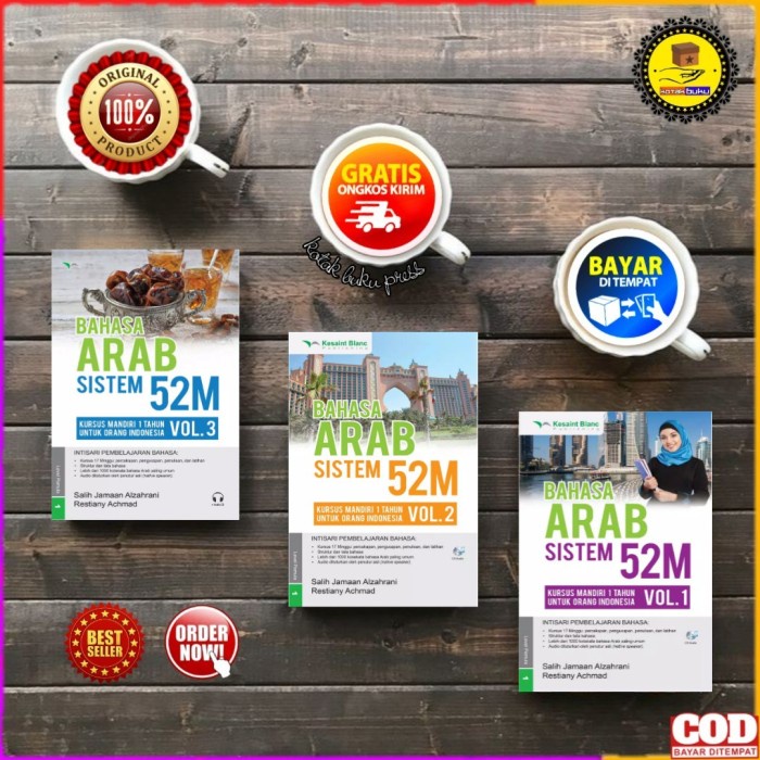 

PROMO! BAHASA ARAB SISTEM 52M Volume 123+CD AUDIO