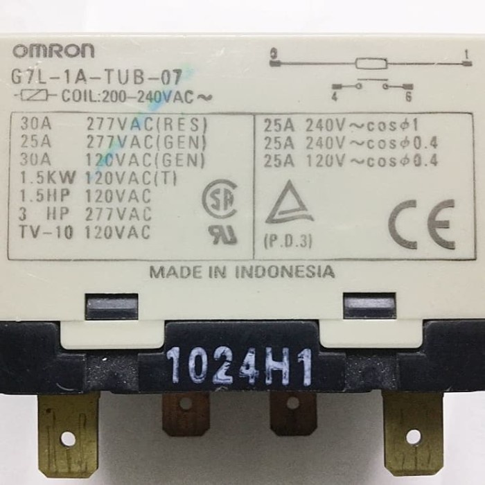 magnetik kontaktor omron G7L-1a-TUB-07