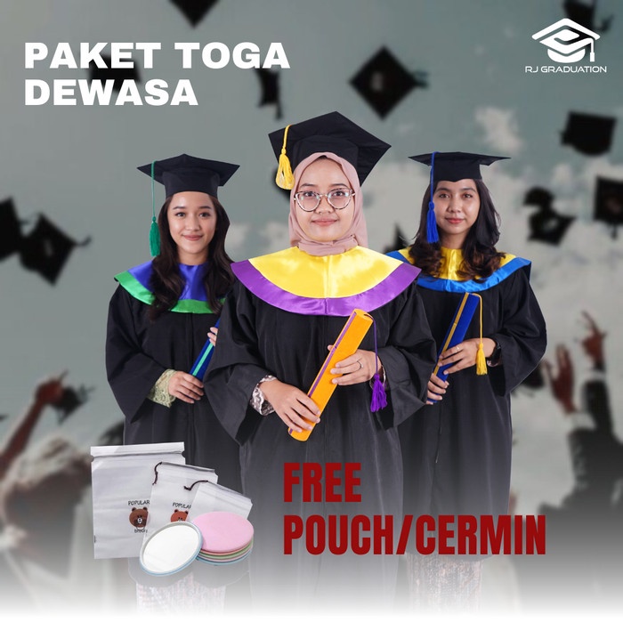 Paket Toga Wisuda/Toga Wisuda/Perlengkapan Wisuda/Paket Hemat Toga