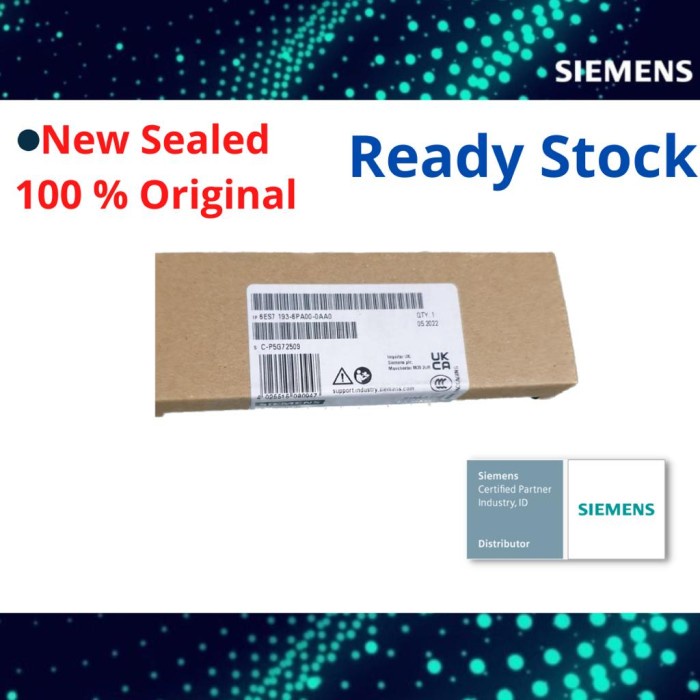 SIEMENS 6ES7193-6PA00-0AA0 SIMATIC ET 200SP, spare part for ET 200SP