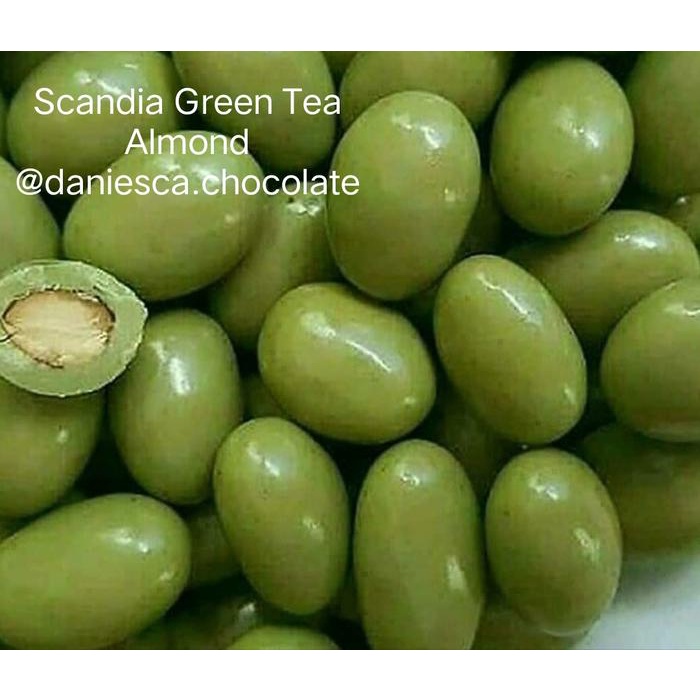 

terbaru !!! .500gr coklat scandia almond green tea (ds bgr) ready