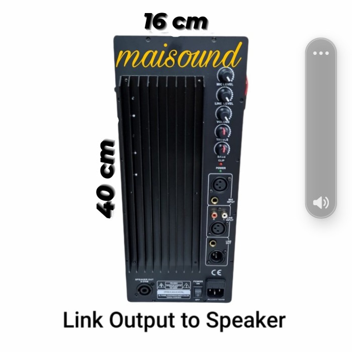 POWER KIT MESIN SPEAKER AKTIF 16x40 1000 WATT 16 X 40 12 INCH 15 INCH