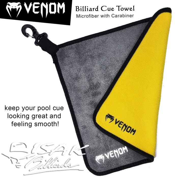 Venom Billiard Towel - Microfiber Handuk Kain Lap Pembersih Stick