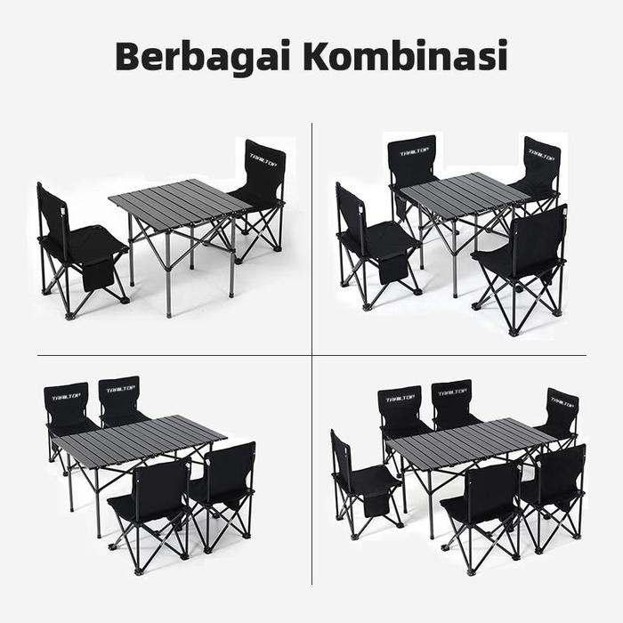 [READY] TRAILTOP MEJA KURSI LIPAT OUTDOOR 1 SET MEJA LIPAT OUTDOOR DAN KURSI LIPAT PORTABLE CAMPING