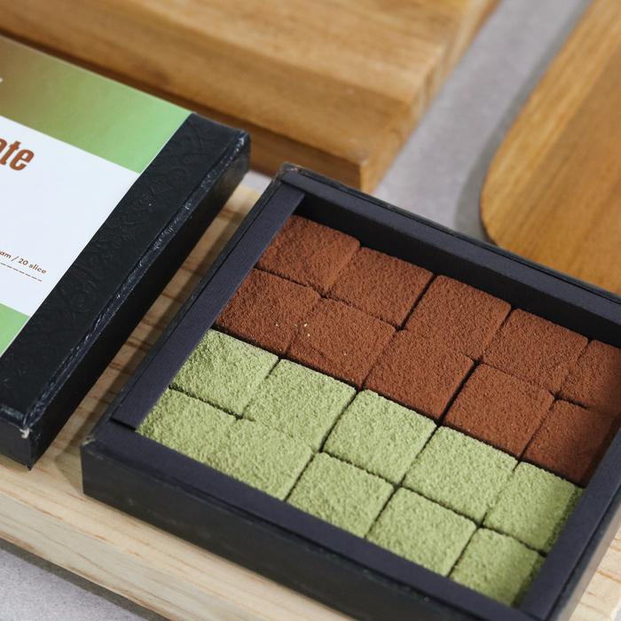 

terbaru !!! nyokelat dubai chocolate dan 2 in 1 dark matcha truffle paket bundling cokelat food