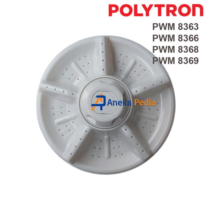 TERBARU PULSATOR POLYTRON 8 Kg PWM 8363 8366 8368 8369 Pulisator Mesin Cuci 2 Tabung Politron