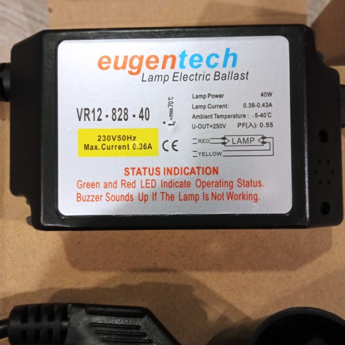 Ballast Uv 12Gpm 40 Watt 4Pin /Ballast Uv 12 Gpm 40W