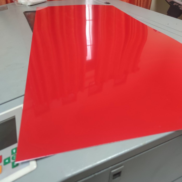 

gravoply grafir - Bahan Name Plate - merah - putih - 60x120cm-1.5mm
