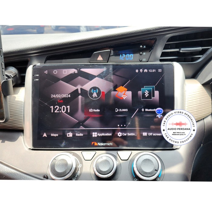 BISA GOSEND HEAD UNIT ANDROID INNOVA REBORN NAKAMICHI LEGEND NA-3102I QLED