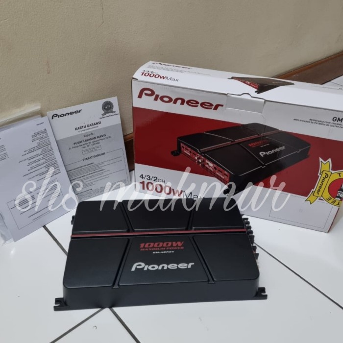 BISA GOSEND! POWER PIONEER GM A6704 4 CHANNEL POWER AMPLIFIER MURAH