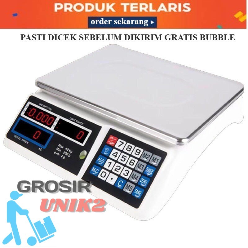 Diskon Timbangan Buah Digital 40KG /TIMBANGAN DIGITAL / TIMBANGAN BUAH 40KG Timbangan Digital 40kg 2