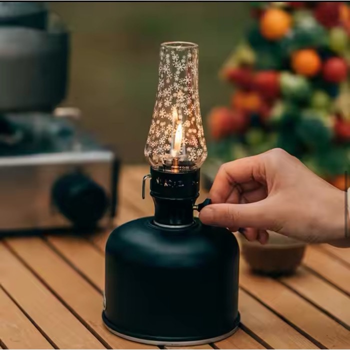 NURGAZ Camping Light Portable Gas Fire Light Lampu Api Camping Outdoor