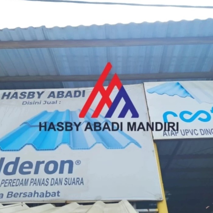 Atap Alderon Tp (Transparan, Clear, Bening) 830 Double Layer