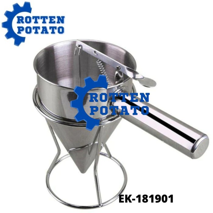 TERBARU Getra Batter Funnel / EK-181901/ Penuang Adonan kue stainless steel