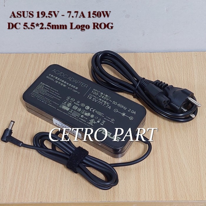 BISA GOSEND ADAPTOR CHARGER LAPTOP ASUS ROG STRIX GL503 GL503V GL503VM (LOGO ROG) BERKUALITAS