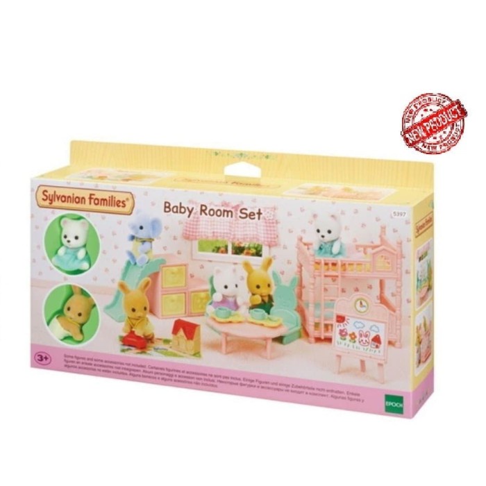 Mainan Koleksi Sylvanian Families Baby Room Set