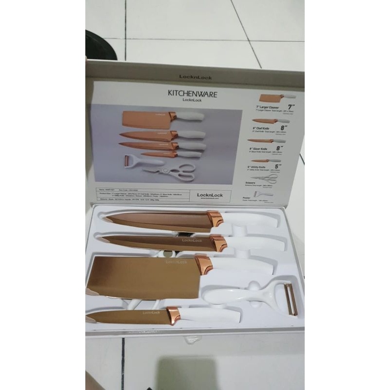 Citayam Pisau Emas Set Pisau Emas Gold Lock and Lock Lock n Lock PREMIUM