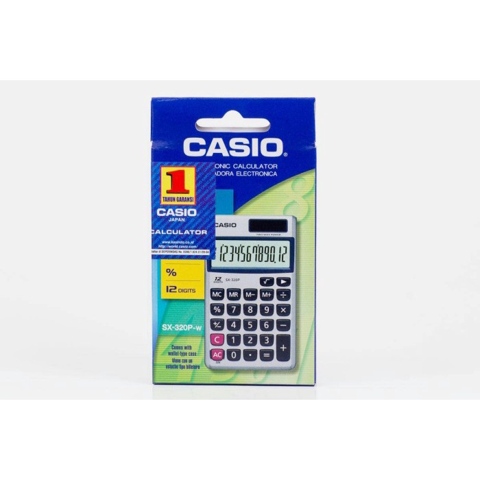 

CASIO SX-320P - KALKULATOR POCKET [TERBARU[TERLARIS[ORIGINAL[ASLI]