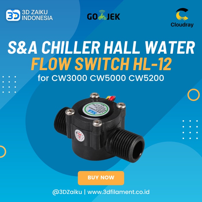 BISA GOSEND S&A CHILLER HALL WATER FLOW SWITCH HL-12 FOR CW3000 CW5000 CW5200 BEST SELLER