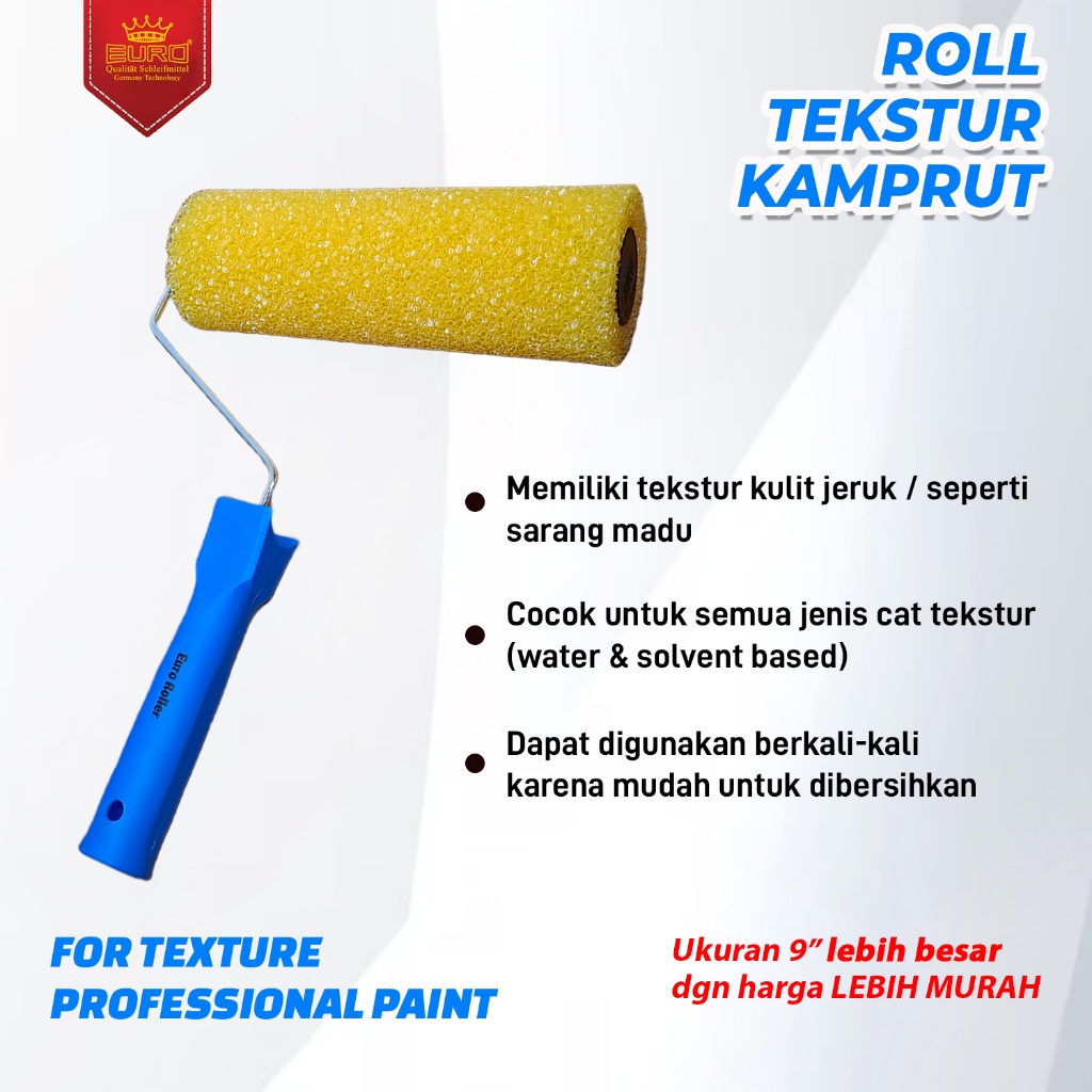 Roll Cat Tetur Motif Amprot Roll 9 Inch Ter Teture Roller Paint