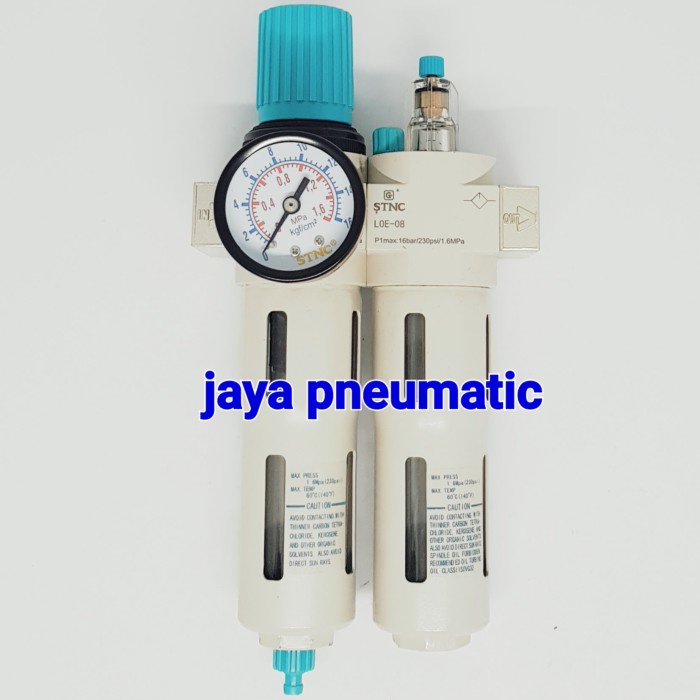 Terhemat Lfc-08 Stnc Filter Regulator Lubricator 16Bar Drat 1/4"