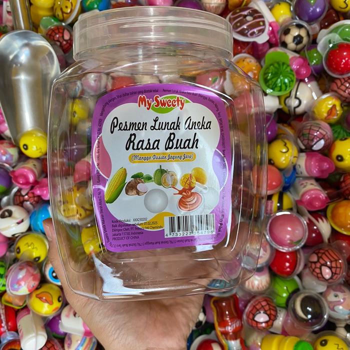 

NeW [BISA REQUEST] Permen lunak 1 Toples STANDAR isi 50-60 gummy