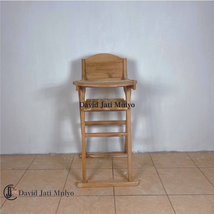 PREMIUM Kursi Makan Bayi / Kursi Bar / Baby Chair Kalea Kayu Jati